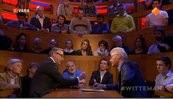 Wetenschappelijk en toch intiem: Witteman vanuit het anatomisch theater.