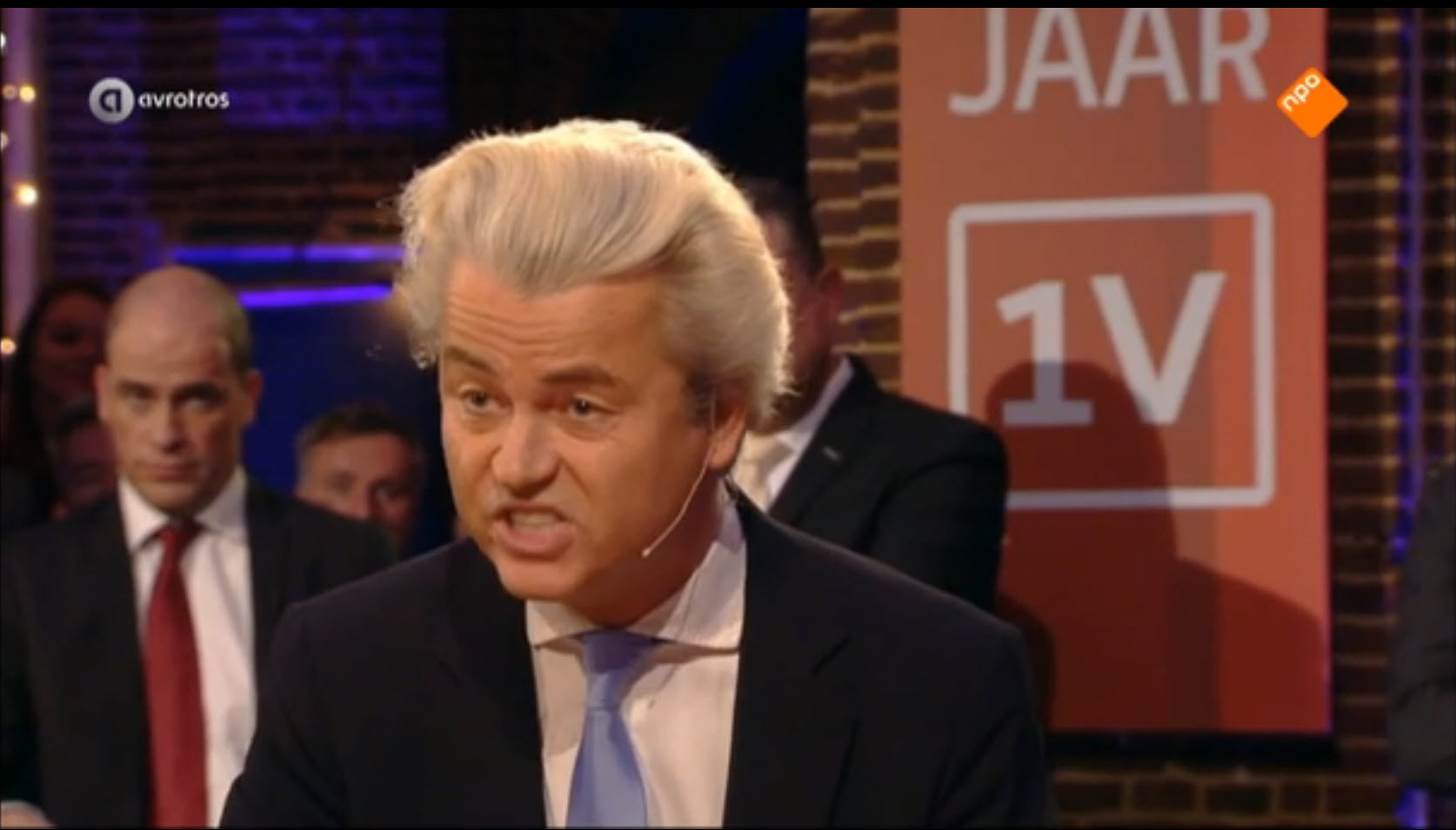 Geert Wilders, politicus van het jaar bij 'EenVandaag'.